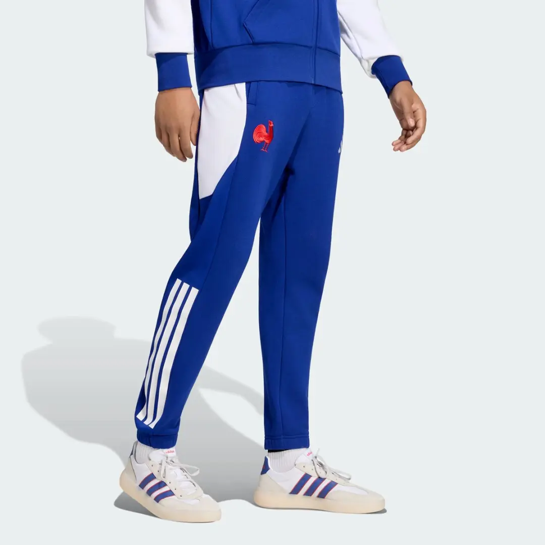 Adidas Performance Frankrijk Rugby Reisbroek KF8892 - S - Blauw - afbeelding 6 van 6
