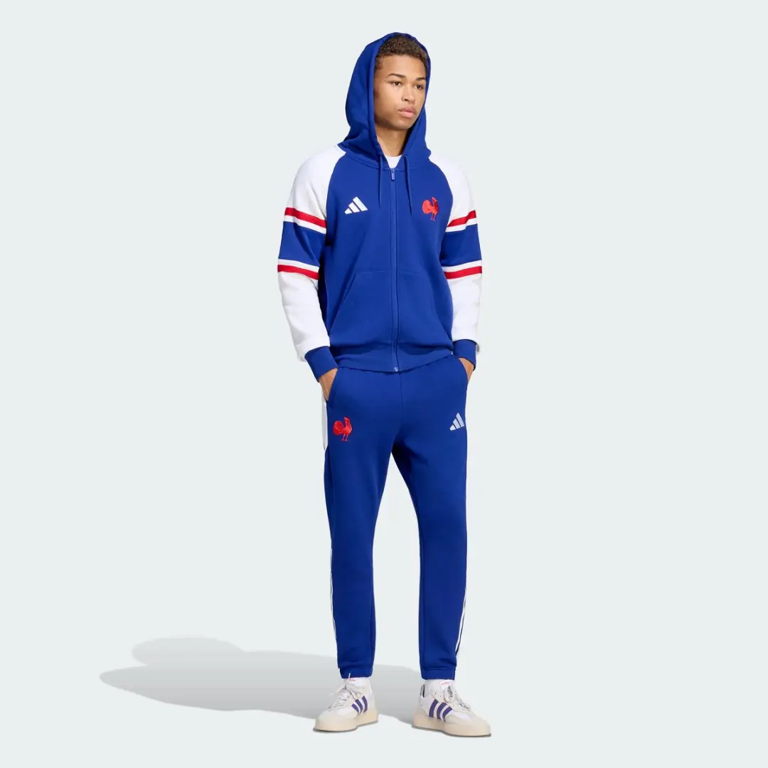 Adidas Performance Frankrijk Rugby Reisbroek KF8892 - S - Blauw