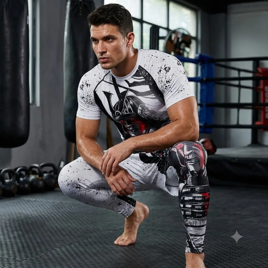 NUVEX Compressie Sportset XL - 3-delig Wit