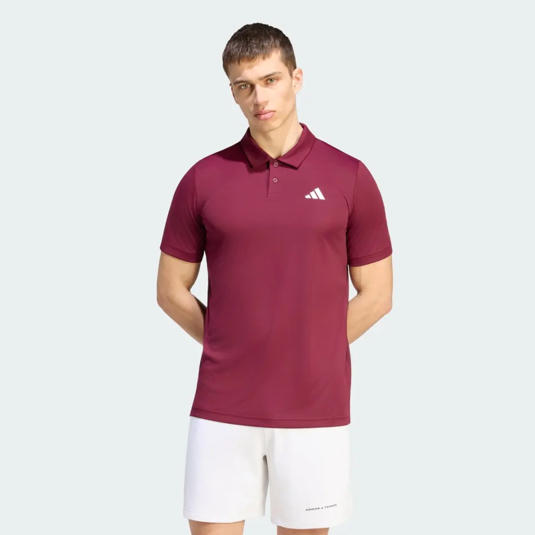 Adidas Performance Club Tennis Poloshirt KS8316 - S - Bordeaux - afbeelding 6 van 6