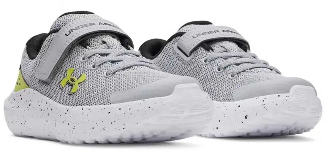 Under Armour UA BPS Surge 4 AC Kindersneaker - 33 - Grijs