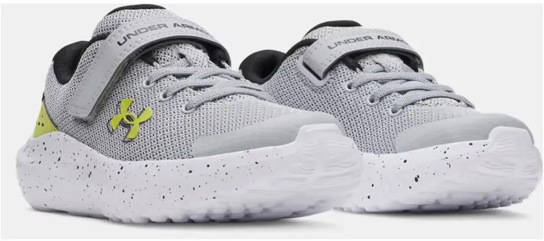 Under Armour UA BPS Surge 4 AC Kindersneaker - 33 - Grijs