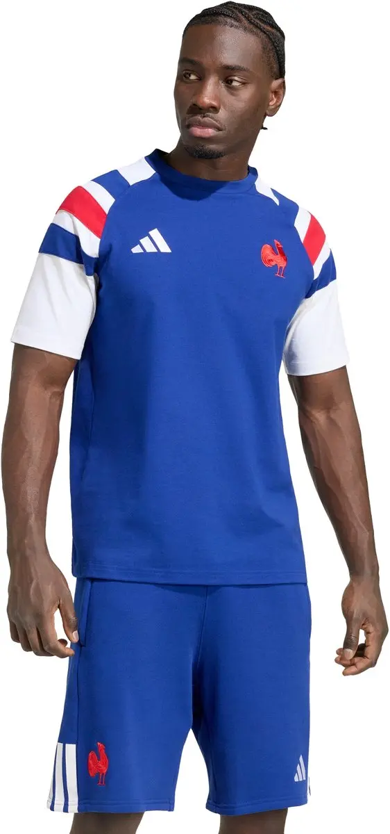 Adidas Performance Frankrijk Rugby Reis-T-shirt KF8885