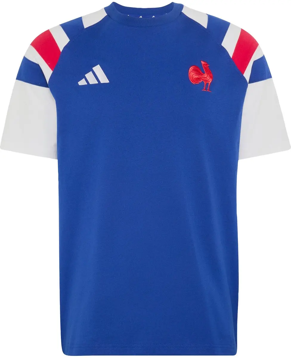 Adidas Performance Frankrijk Rugby Reis-T-shirt KF8885 - XXXL - Blauw
