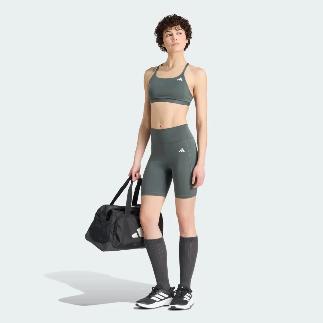 Adidas Performance Optimé Essentials Korte Legging KT3821 - Grijs - afbeelding 6 van 6