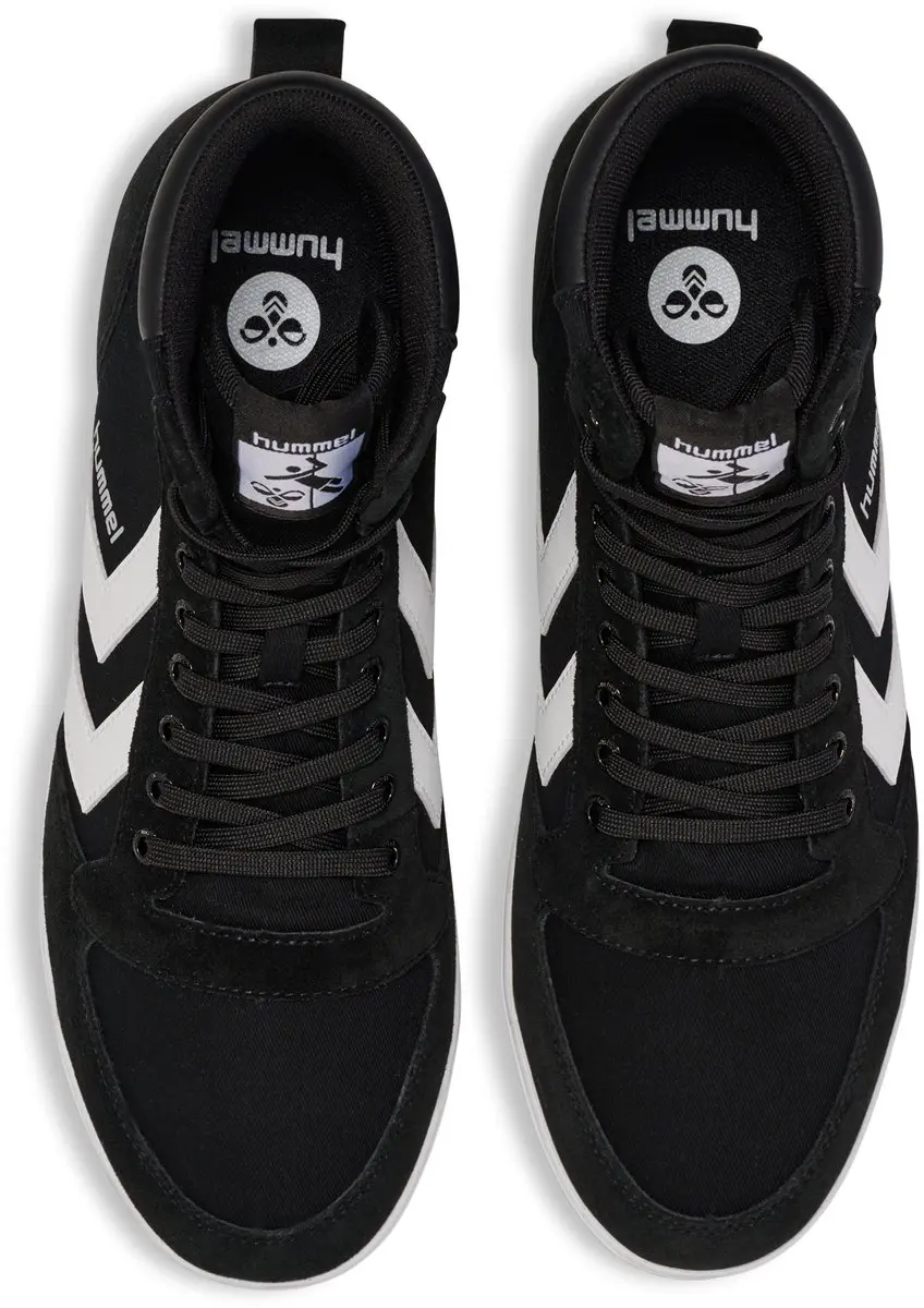 Hummel Slimmer Stadil High Sneaker - 45 - Black/White