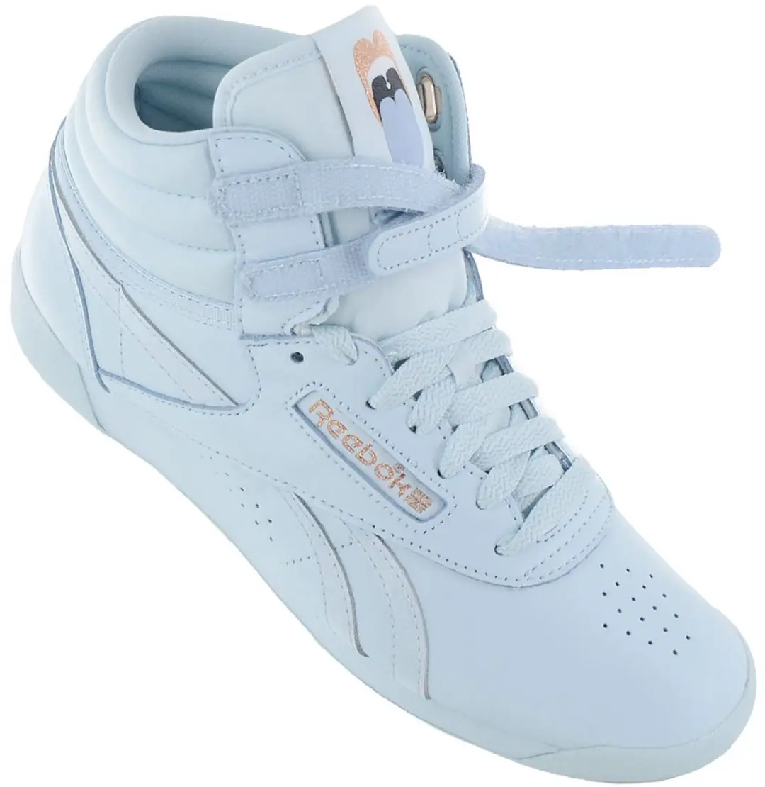 Reebok x Cardi B Freestyle F/S Hi Dames Sneakers GV6615 - Blauw
