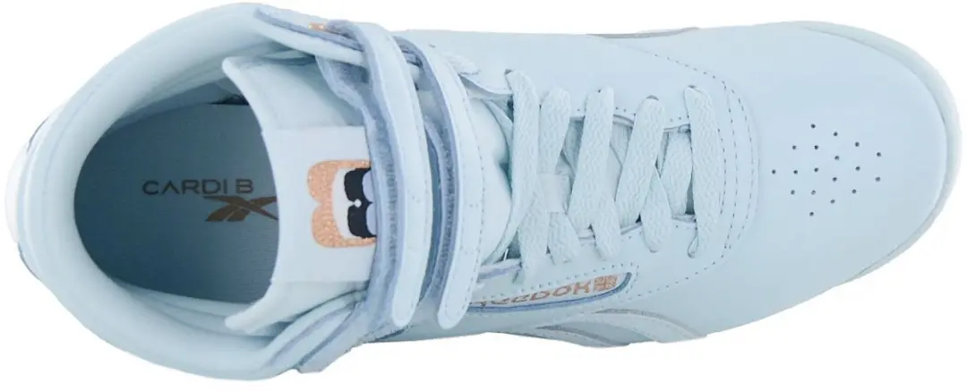 Reebok x Cardi B Freestyle F/S Hi Dames Sneakers GV6615 - Blauw