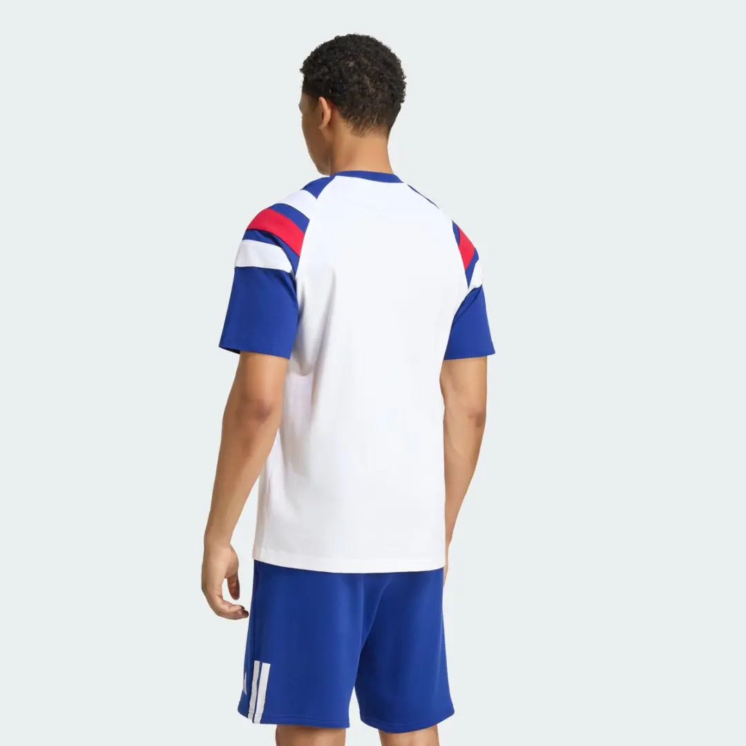 Adidas Performance Frankrijk Rugby Reis-T-shirt KF8886 - XS - Wit