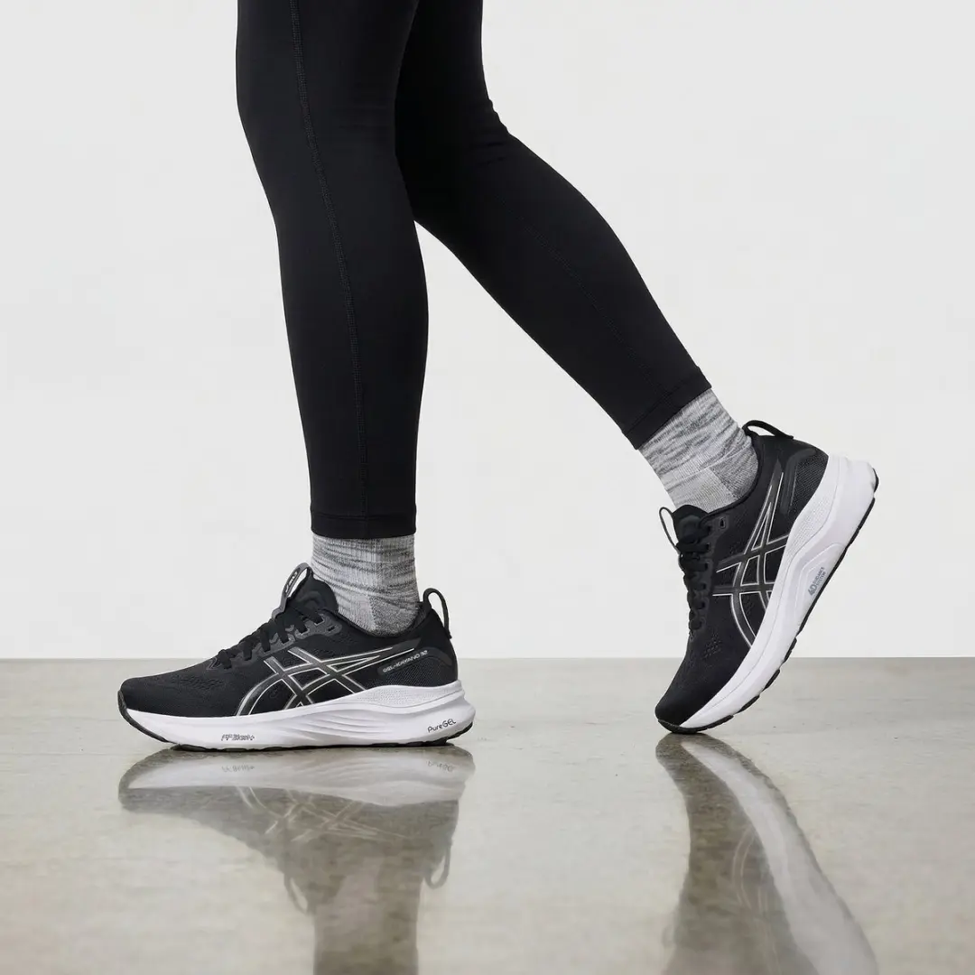 ASICS GEL-KAYANO 32 Dames Hardloopschoenen - EU 40 - Zwart