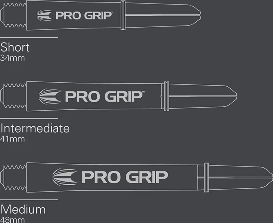 Target Pro Grip 3 Dart Shafts Blauw - 3 Stuks