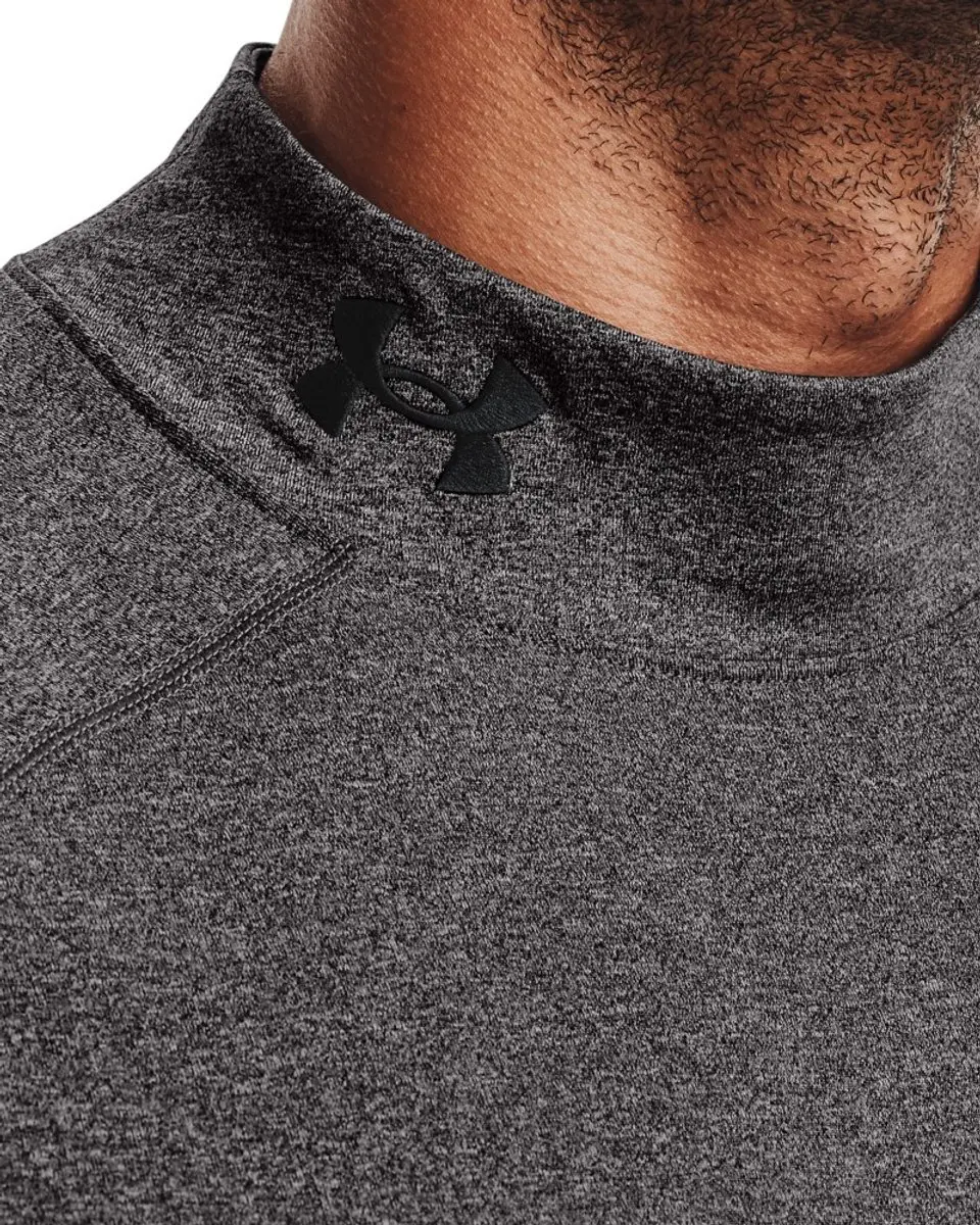 Under Armour CG Armour Fitted Mock Charcoal Light Heather - L