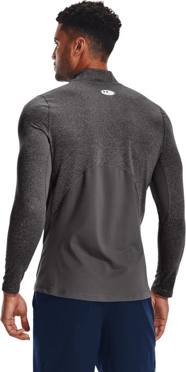 Under Armour CG Armour Fitted Mock Charcoal Light Heather - L