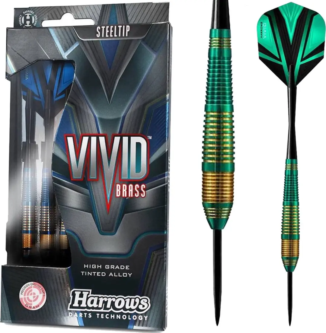 Harrows VIVID RED 24GR Darts - 3 Stuks