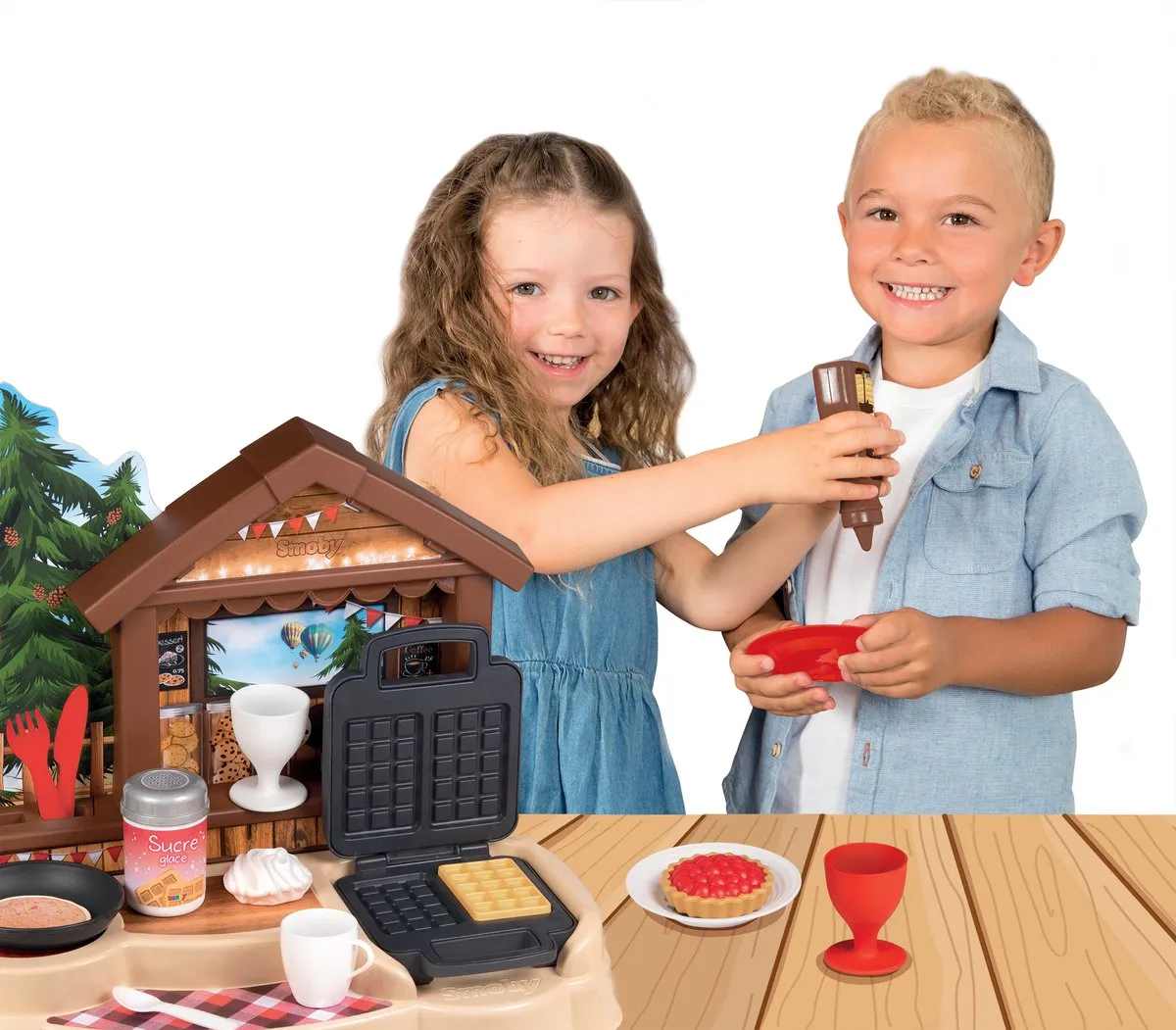 Smoby Winter Chalet met Accessoires - Multicolor