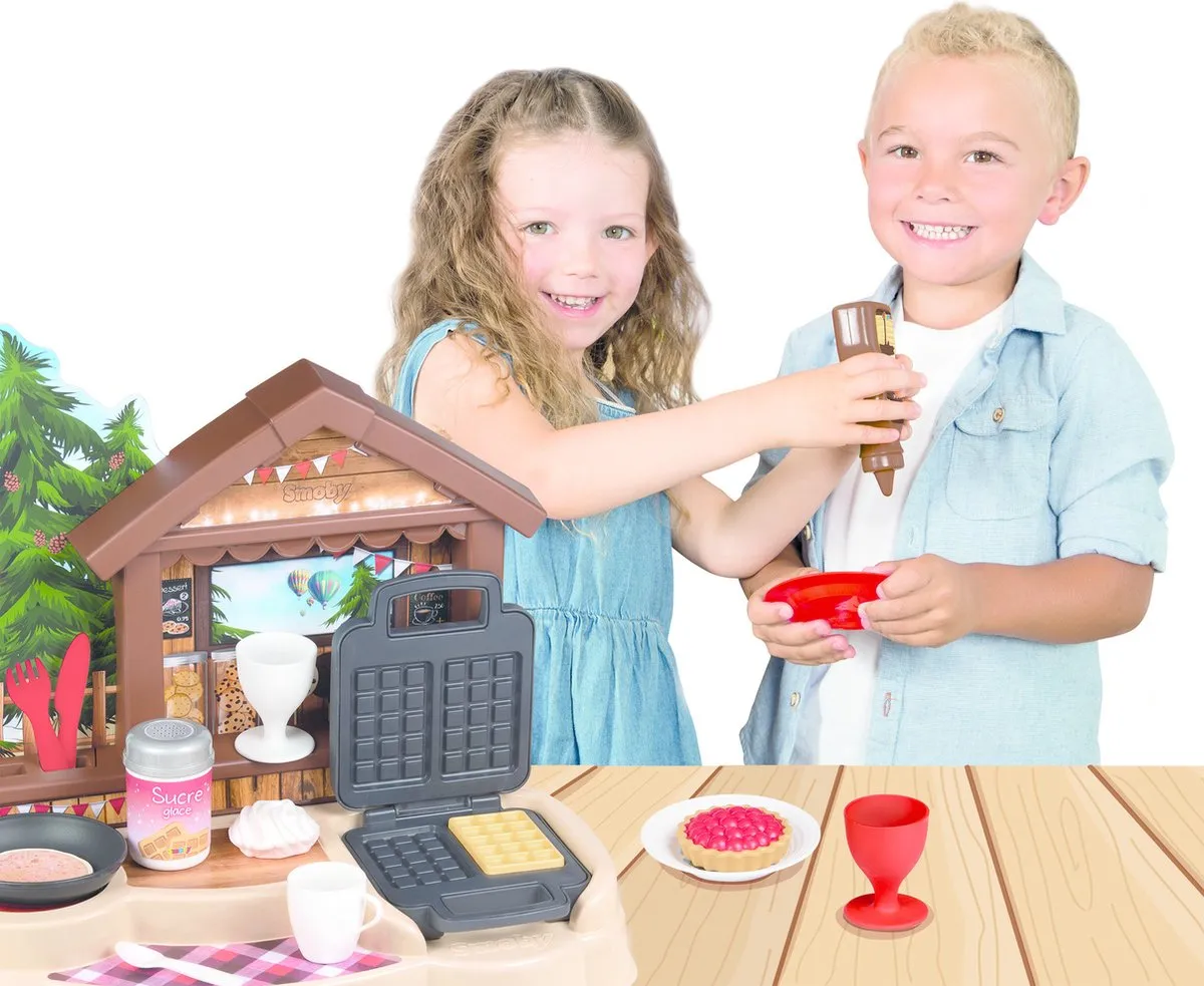 Smoby Winter Chalet met Accessoires - Multicolor