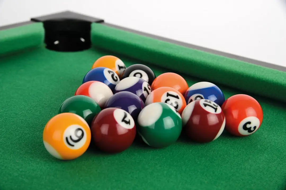 Toyrific Poolbiljarttafel 27 Inch - 20-delig Bruin - afbeelding 6 van 6