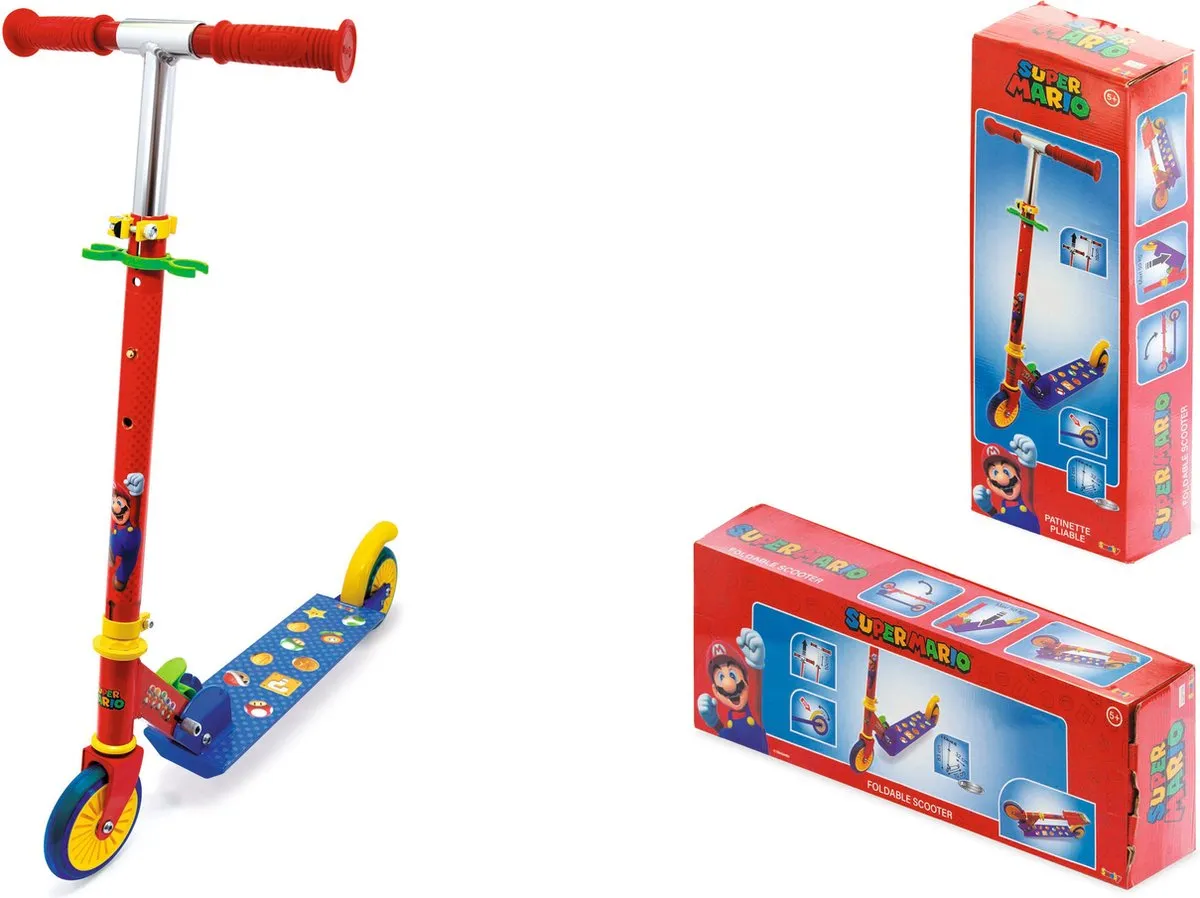 Smoby Super Mario Step - 73/78/83cm - 50kg - 3 Wielen