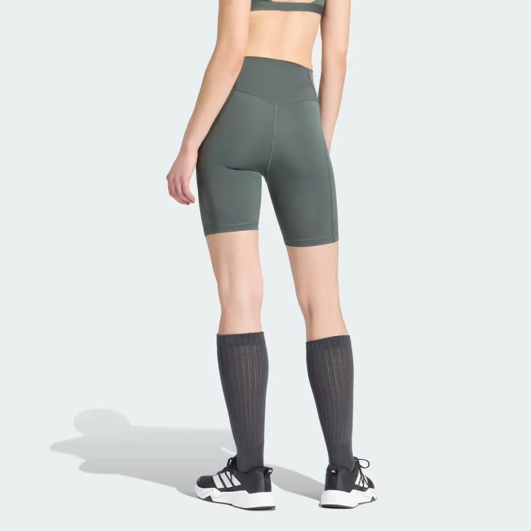Adidas Performance Optimé Korte Legging KT3821 - Grijs