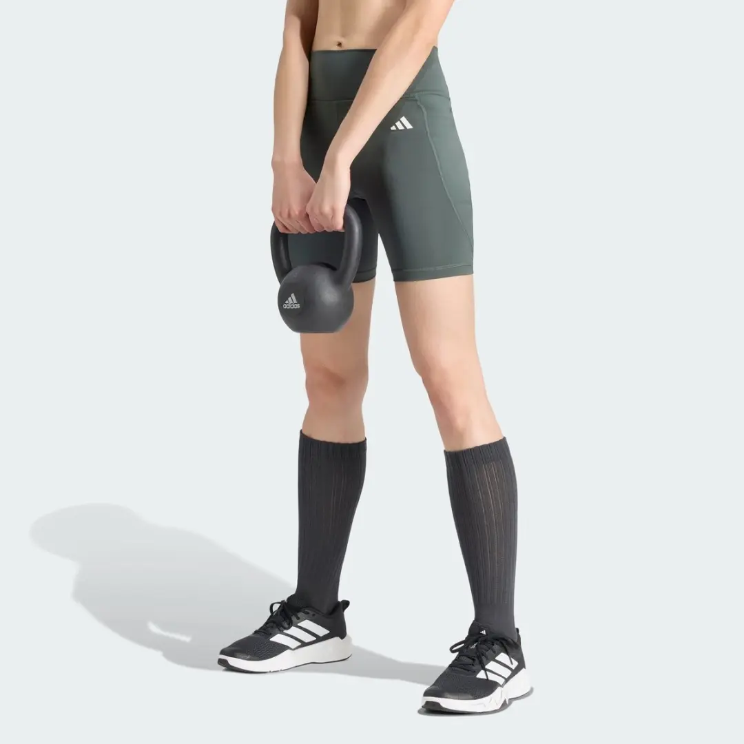 Adidas Performance Optimé Korte Legging KT3821 - Grijs - afbeelding 6 van 6