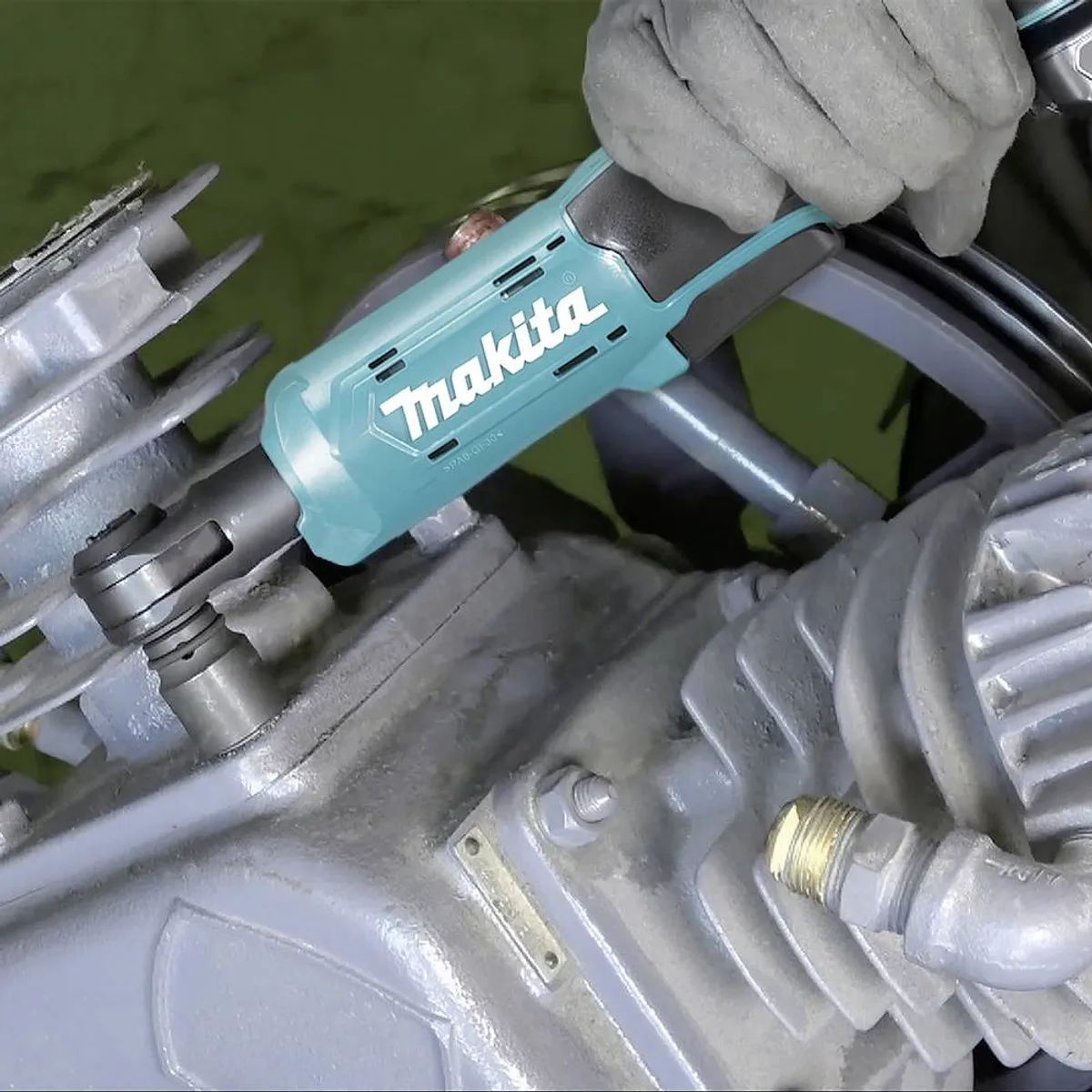 Makita WR100DZ Accu-ratelsleutel 12V - Blauw/zwart - afbeelding 6 van 6