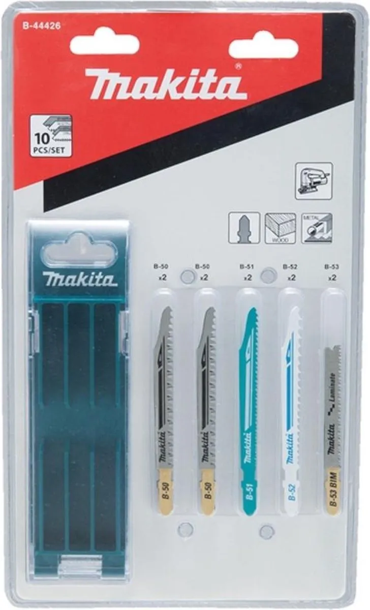 Makita Decoupeerzaagbladen B-44426 - 10 Stuks