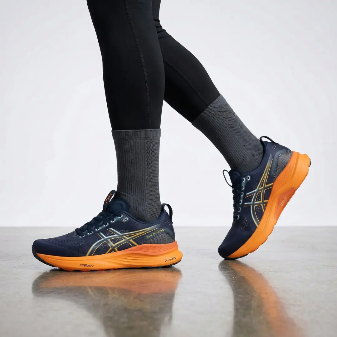 ASICS GEL-KAYANO 32 Heren Hardloopschoenen - Blauw EU 42