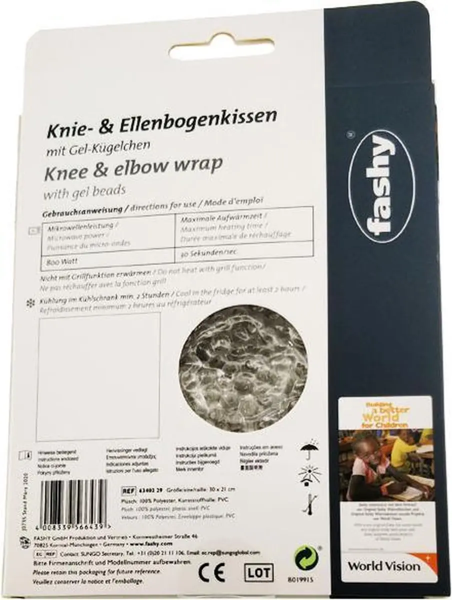 Fashy Warm en Koud Kniekompres - Grijs