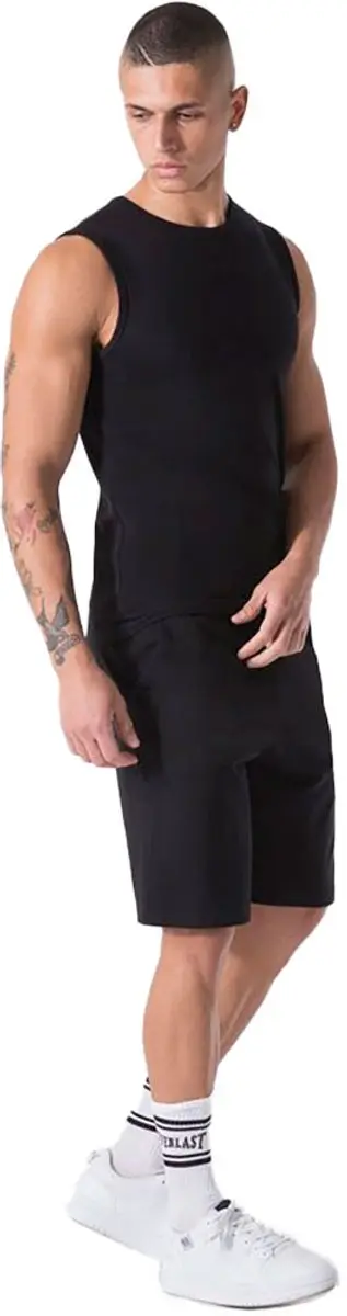 Everlast Stretch Mouwloos T-shirt - L - Zwart