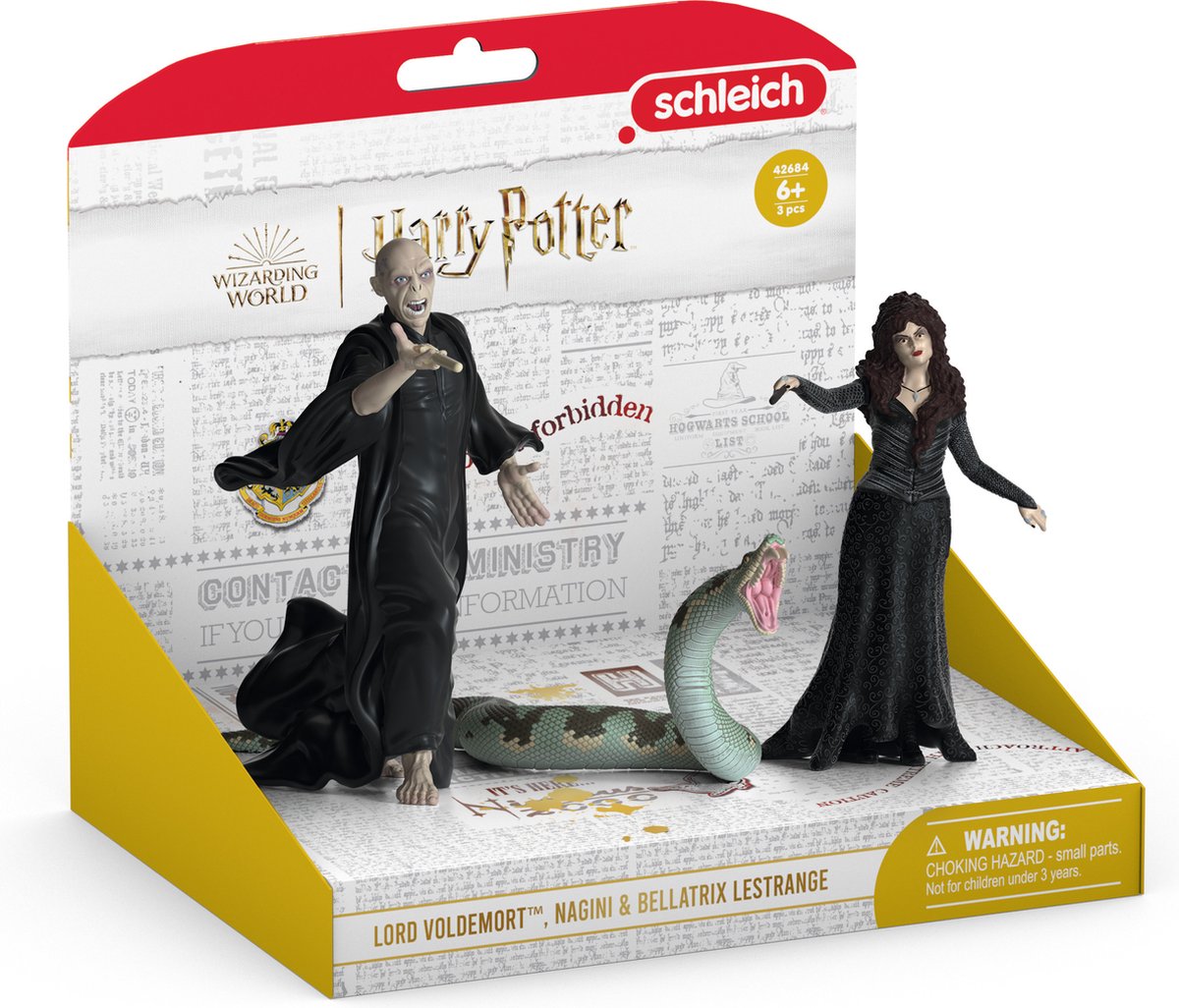 schleich WIZARDING WORLD Heer Voldemort met Nagini & Bellatrix van Detta - Harry Potter ™ Wizarding World™ - 42684