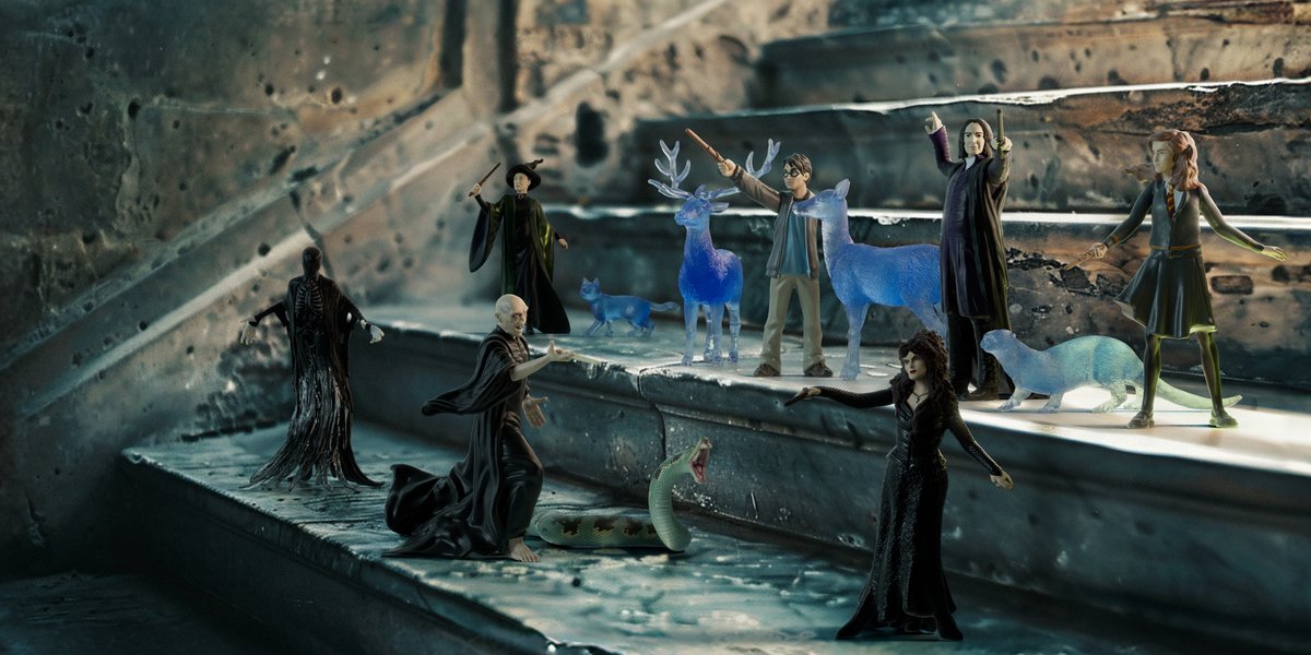 schleich WIZARDING WORLD Heer Voldemort met Nagini & Bellatrix van Detta - Harry Potter ™ Wizarding World™ - 42684