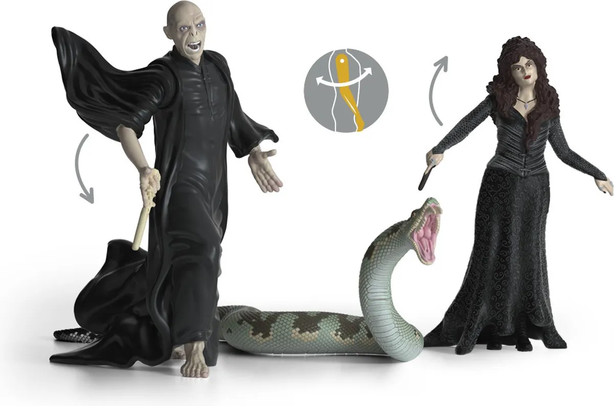 Schleich Heer Voldemort met Nagini & Bellatrix Figuren - Harry Potter Multikleur
