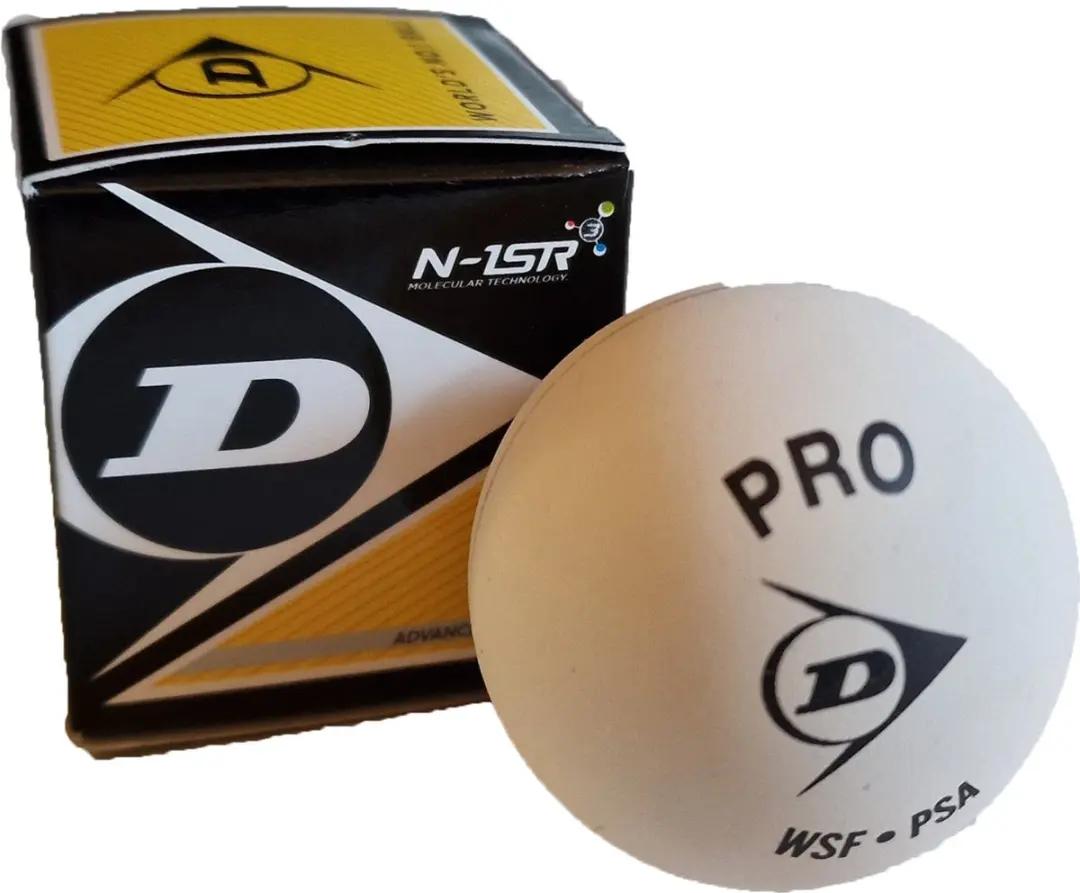 Dunlop Pro Squashbal Wit