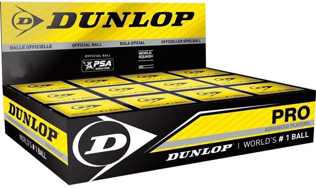 Dunlop Pro Squashbal Wit - Doos