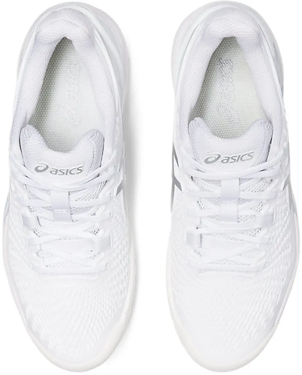 ASICS Gel-Resolution 9 Dames - Hardcourt - Maat 37 - Wit/Zilver
