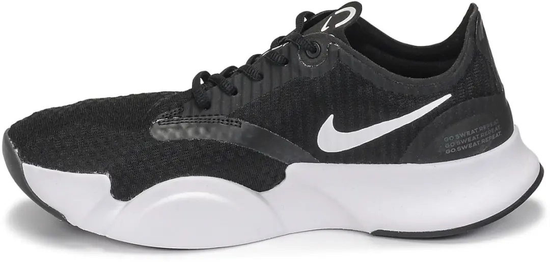 Nike Sportschoenen Superrep GO Dames - Zwart/Wit - 36.5