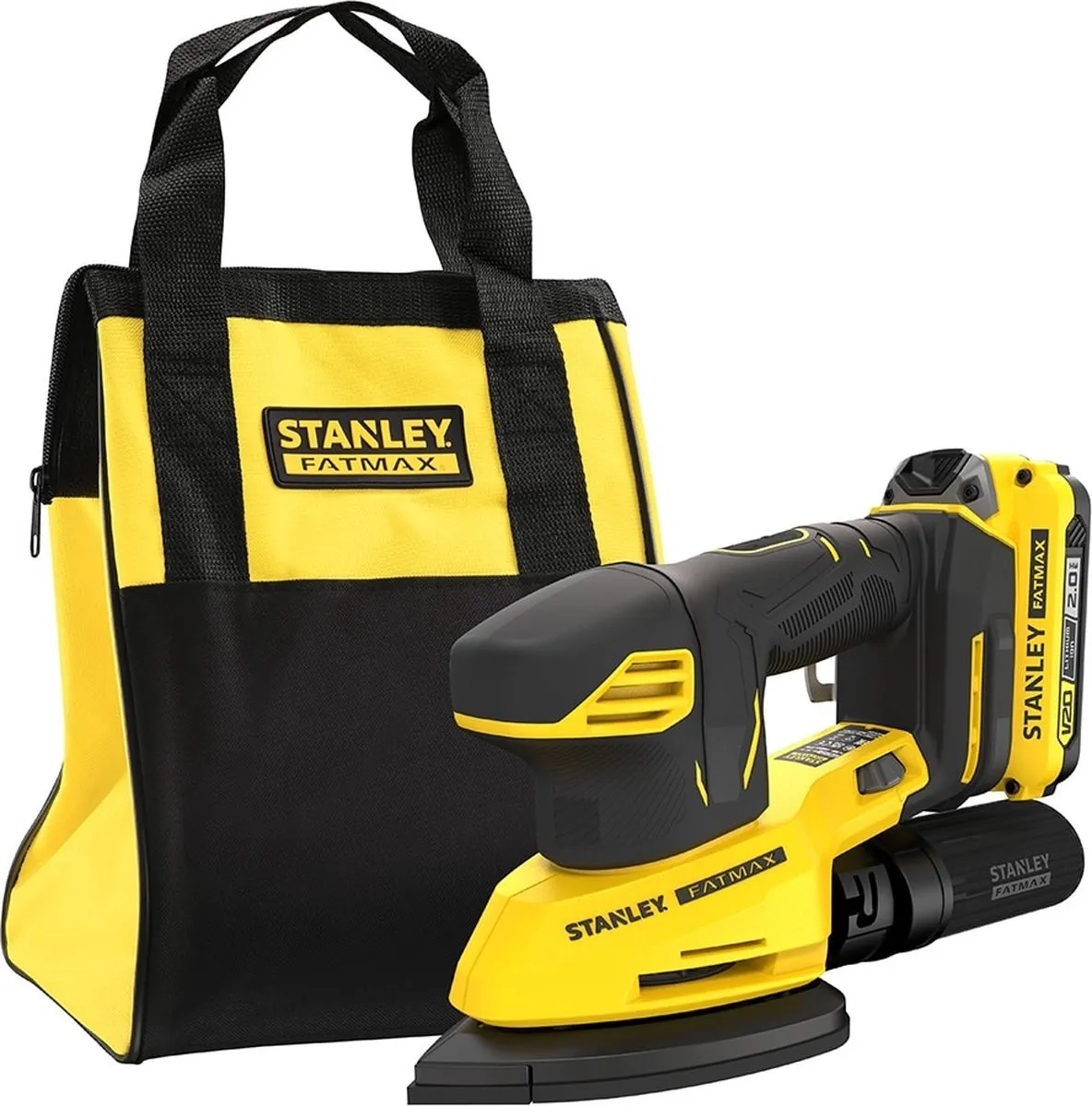 Stanley FatMax V20 SFMCW221D1S-QW Detailschuurmachine - 18V 2.0Ah