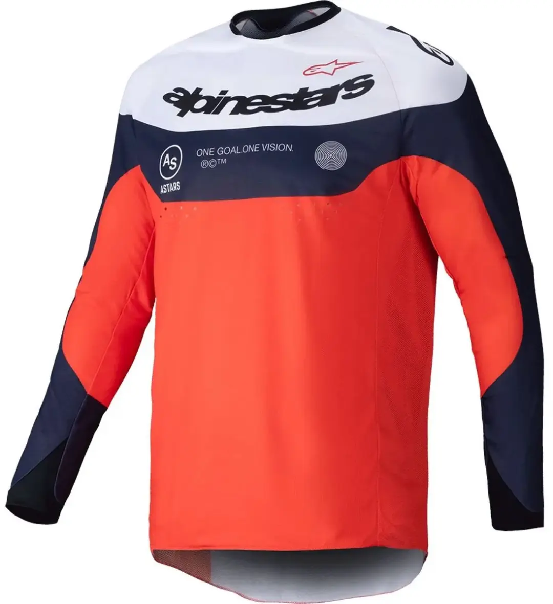 Alpinestars Pro-Dura Trui M - Navy/Hot Orange/White - afbeelding 2 van 2