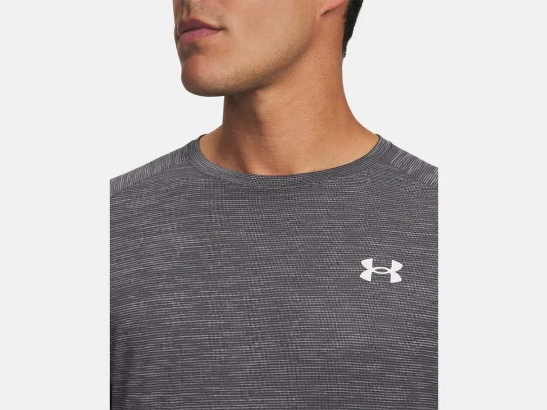 Under Armour Tech Textured Shirt Heren XXL - Donkergrijs