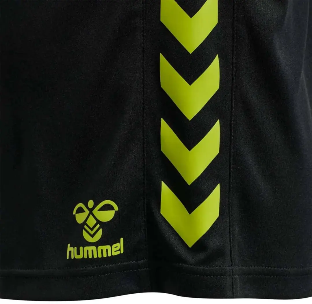Hummel Hmlcore Xk Poly Shorts Woman - XL - Black/Lime