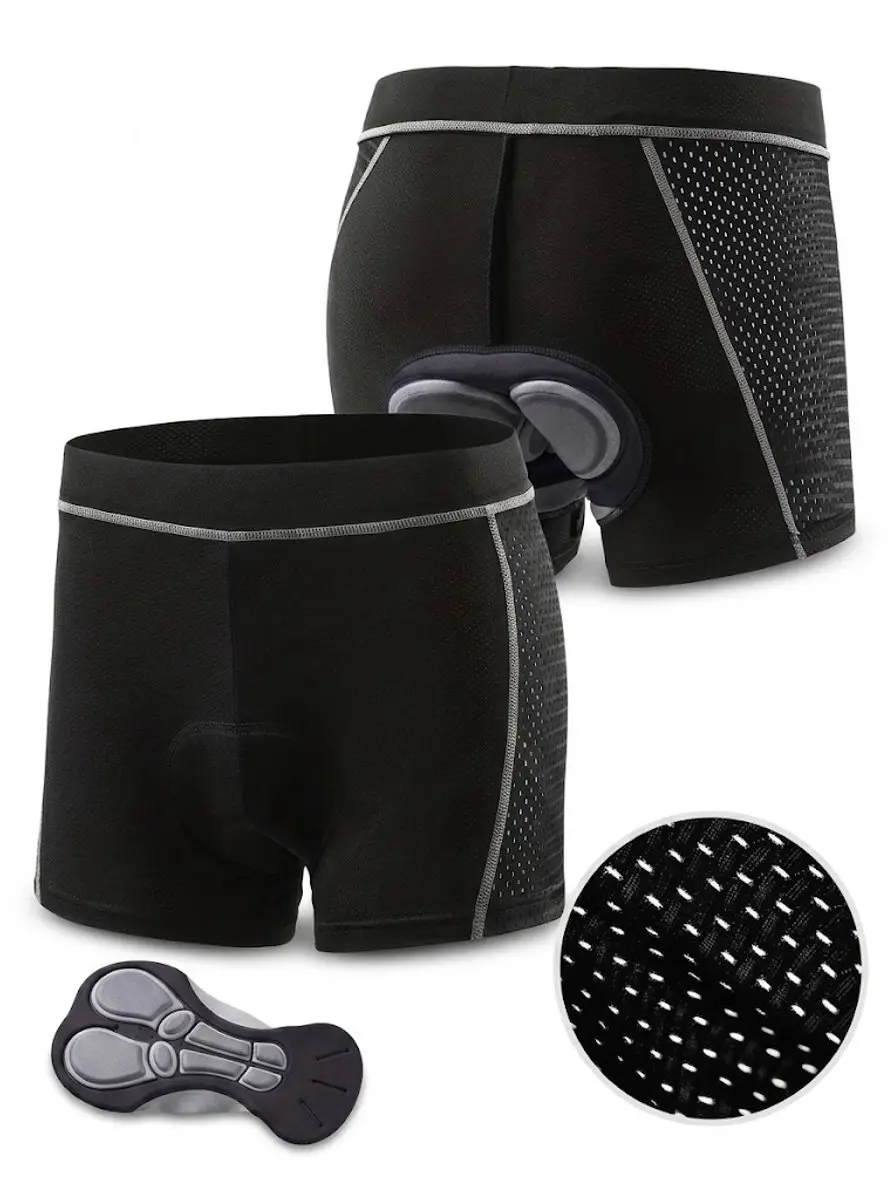 NUVEX Heren Fietsbroek Grijs XL