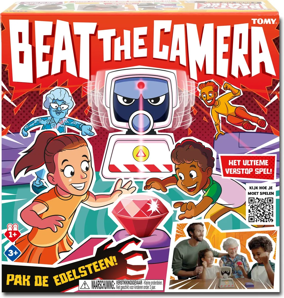 Tomy Beat The Camera Actiespel - 6 Spelers - T73271