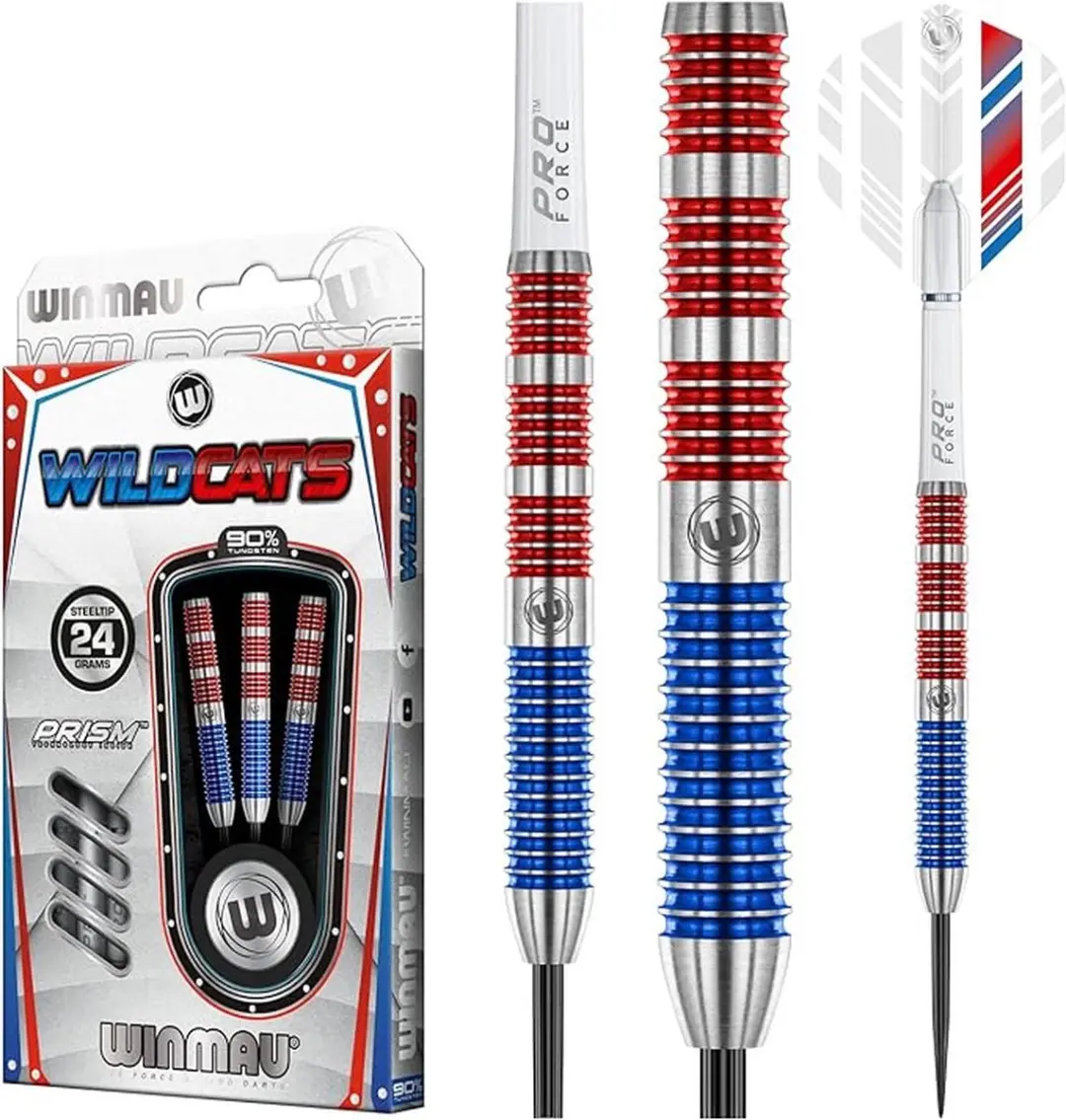 Winmau Wildcats Dartpijlen 24g - 3 Stuks