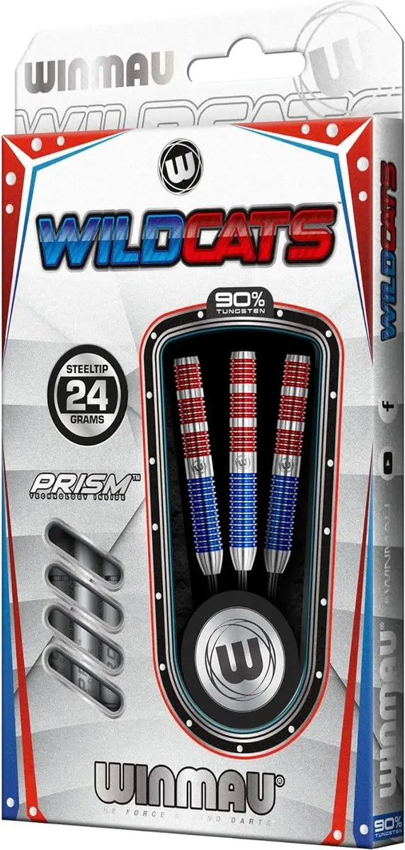 Winmau Wildcats Dartpijlen 24g - 3 Stuks
