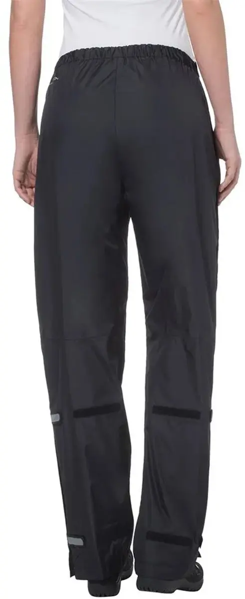 Vaude Fluid Regenbroek Dames - Maat 34 - Zwart
