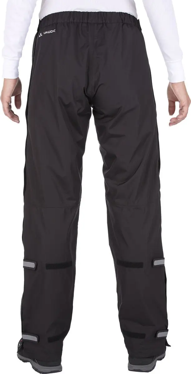Vaude Fluid Regenbroek Dames - Maat 34 - Zwart - afbeelding 6 van 6