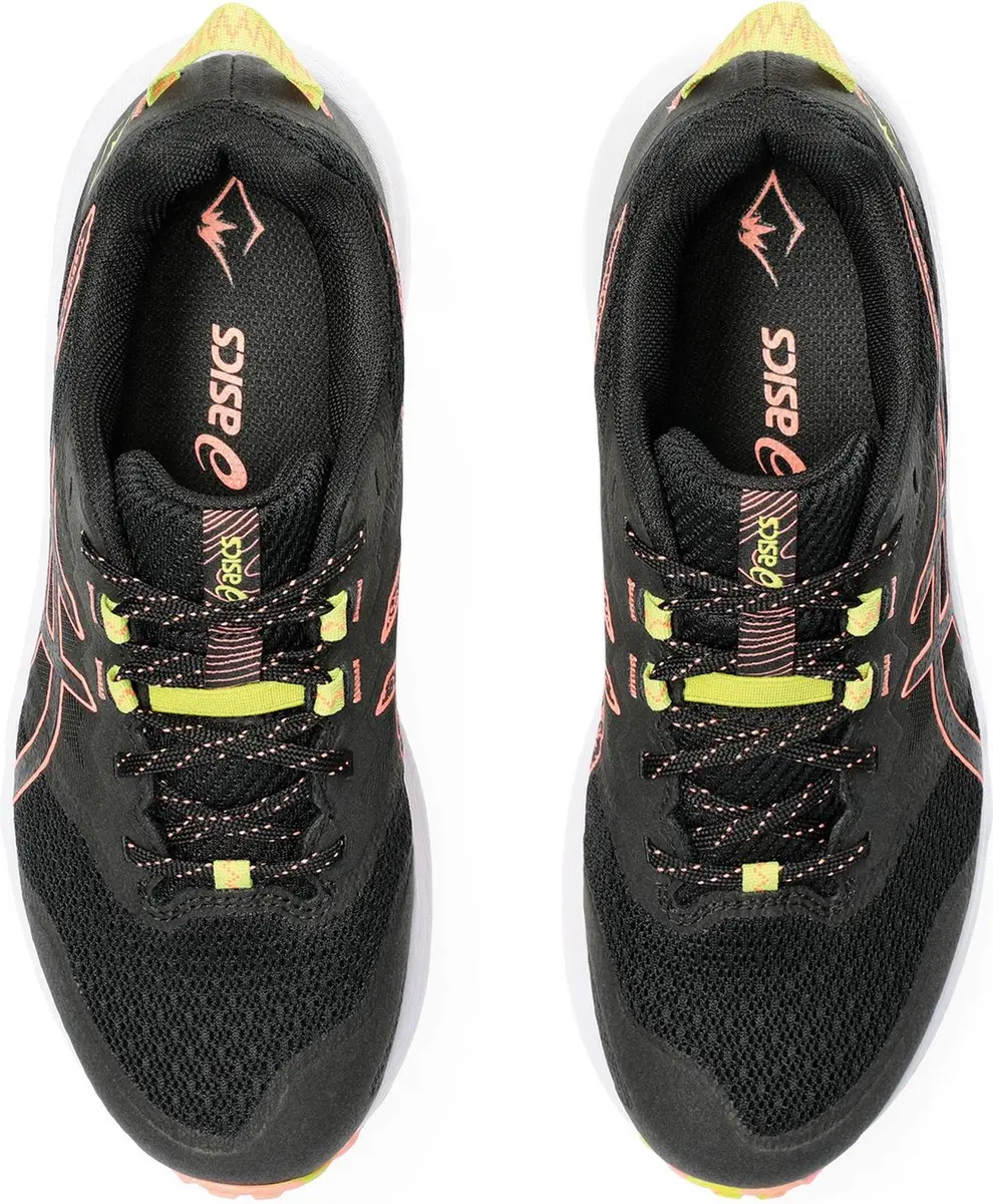 ASICS Trabuco Terra 2 Sportschoenen Vrouwen 39 - Zwart/Rozerood