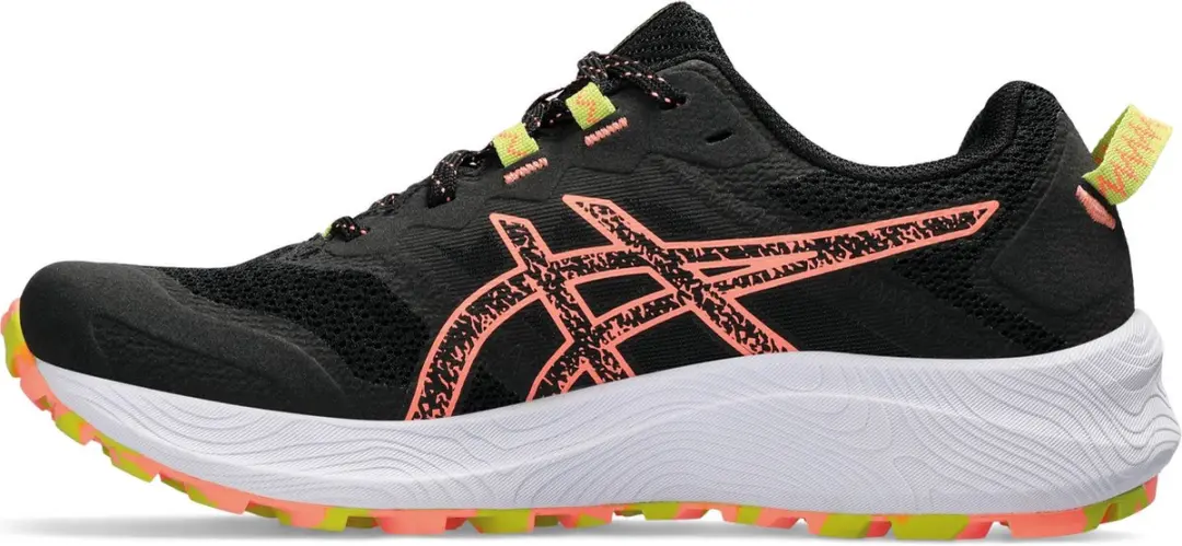ASICS Trabuco Terra 2 Sportschoenen Vrouwen 39 - Zwart/Rozerood