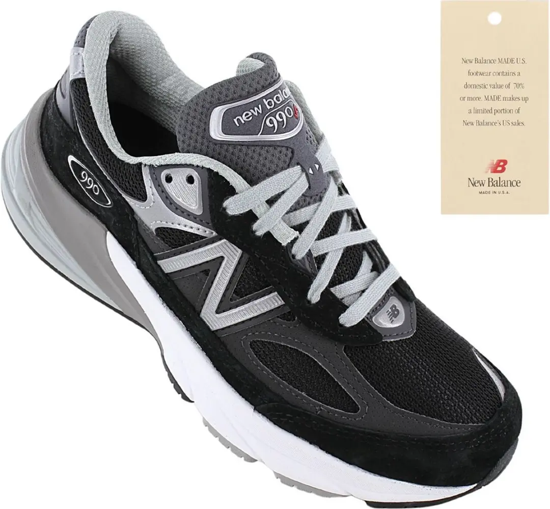 New Balance 990v6 Dames Trainers - Zwart - EU 36