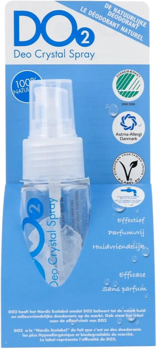 Do2 Deodorant Crystal Spray 40ml - Transparant